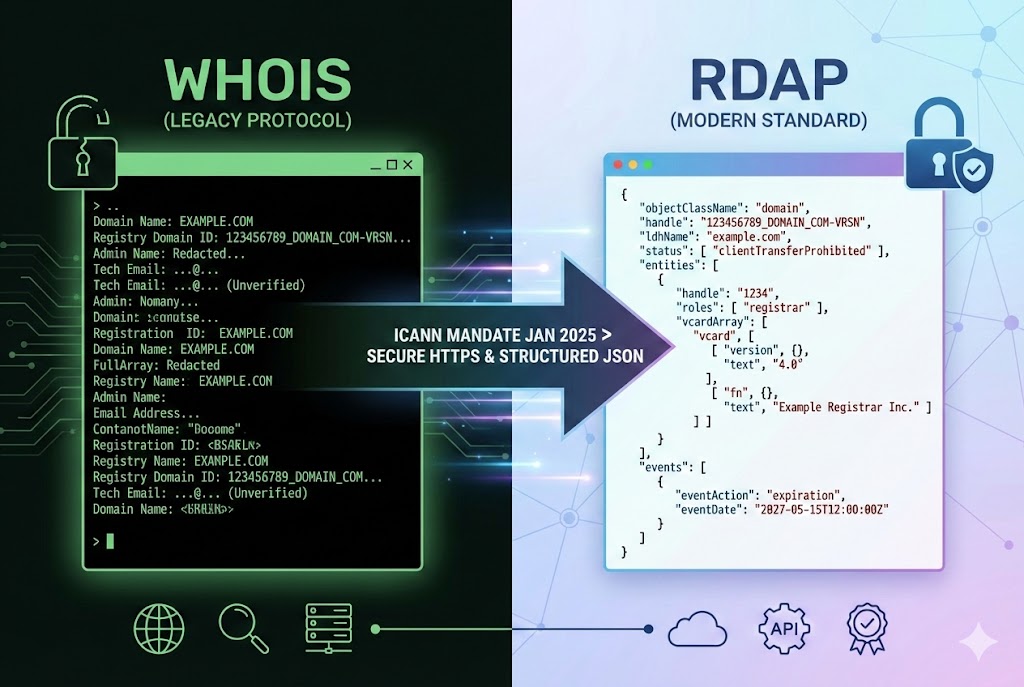 RDAP : Le remplaçant moderne de WHOIS